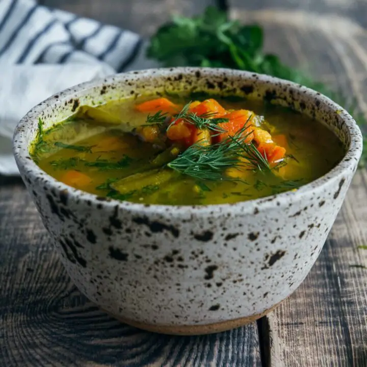 Bone Broth Vegetable Soup