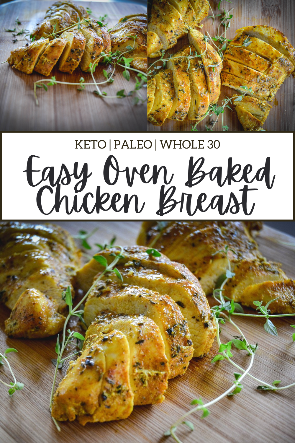 Easy Oven Baked Chicken Breast Recipe (Grill Option) - Calm Eats