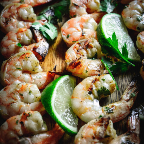 Honey Lime Grilled Shrimp with Pineapple - Calm Eats