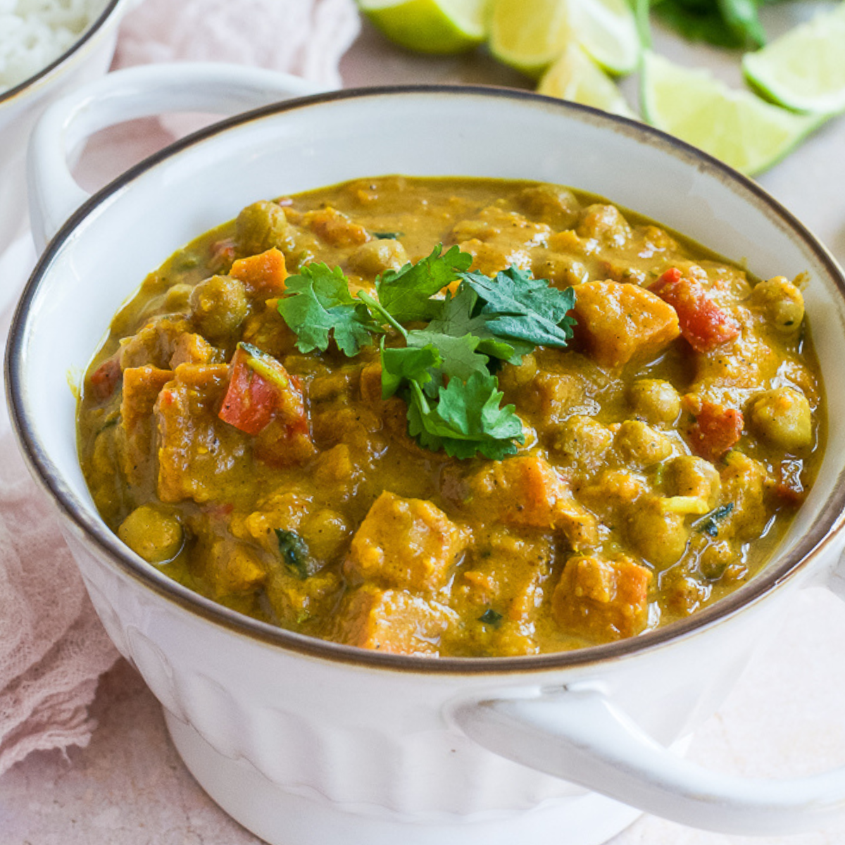 Vegan Chickpea Curry With Sweet Potatoes Calm Eats