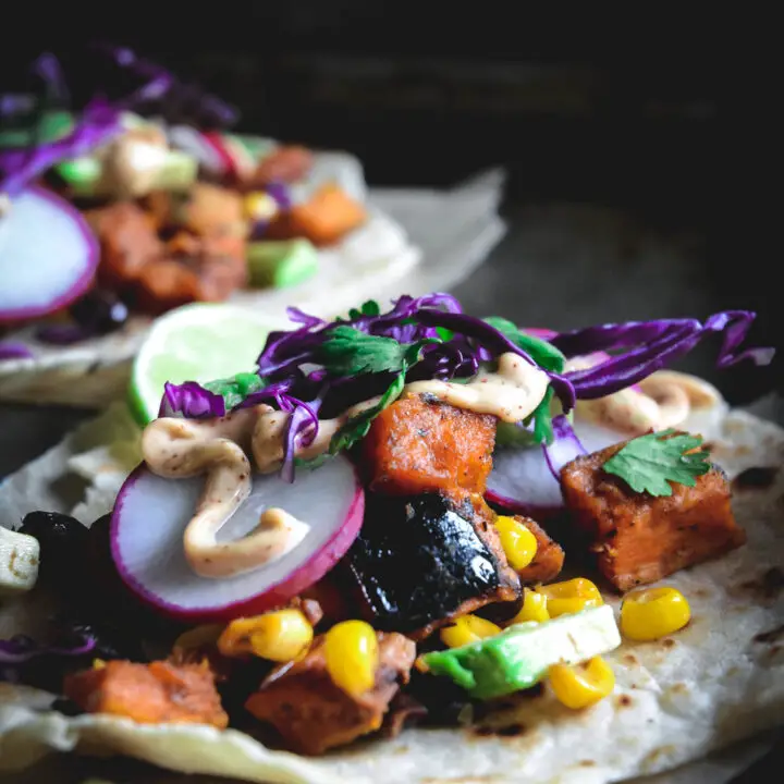 Vegan Roasted Vegetable Tacos