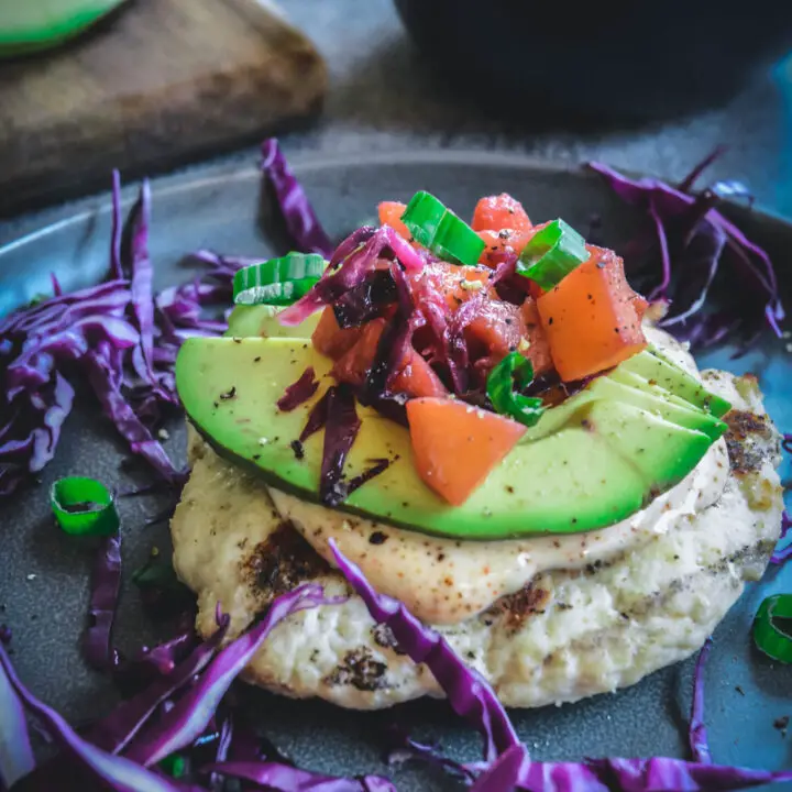 Spiced Turkey Burgers with Peach Chutney