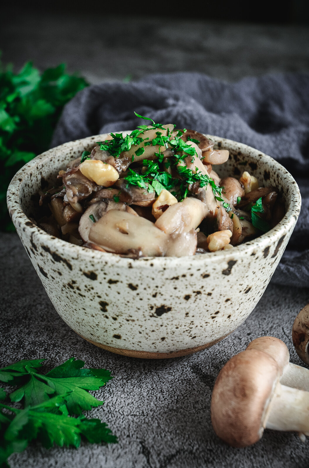 Sautéed Muhsrooms in bowl