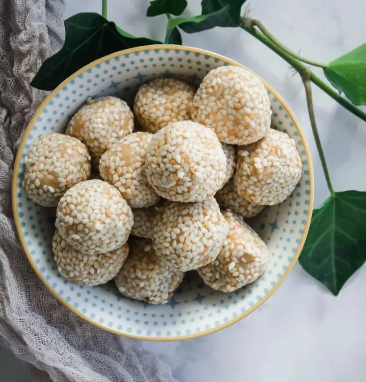 Peanut Butter Sesame Balls