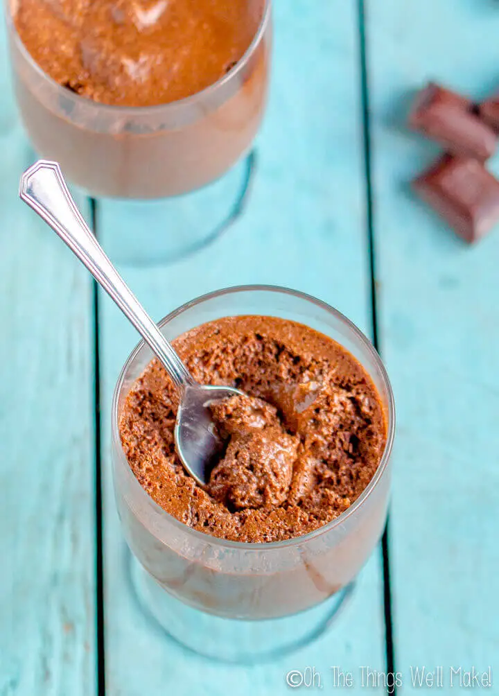 Two Ingredient Chocolate Mousse 