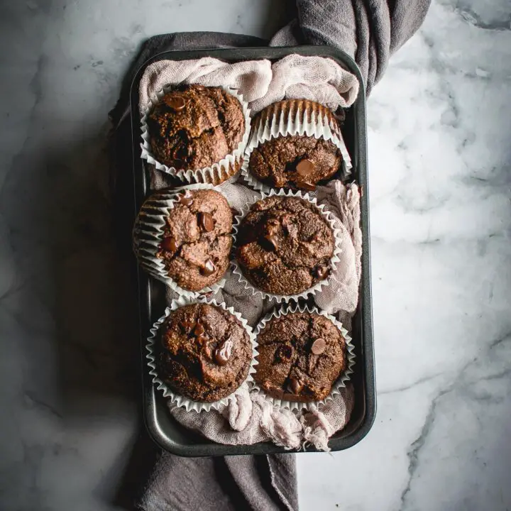 Best Gluten-Free Double Chocolate Muffins (Grain-Free, Paleo)