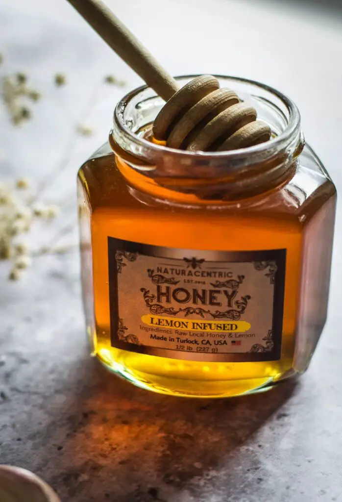 honey in jar