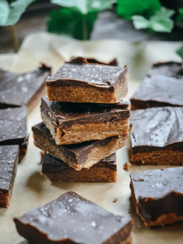 Vegan Almond Butter Chocolate Bars