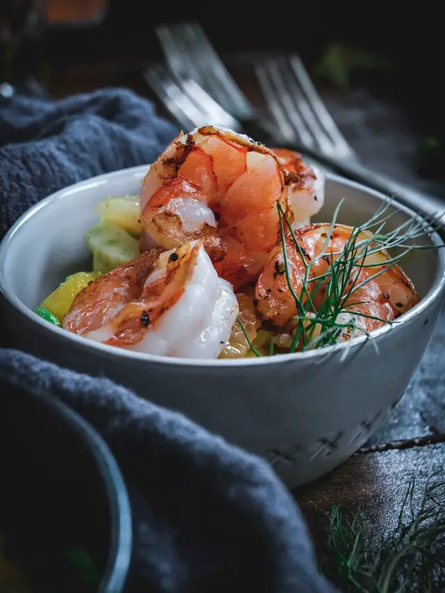 Citrus Avocado and Shrimp Salad