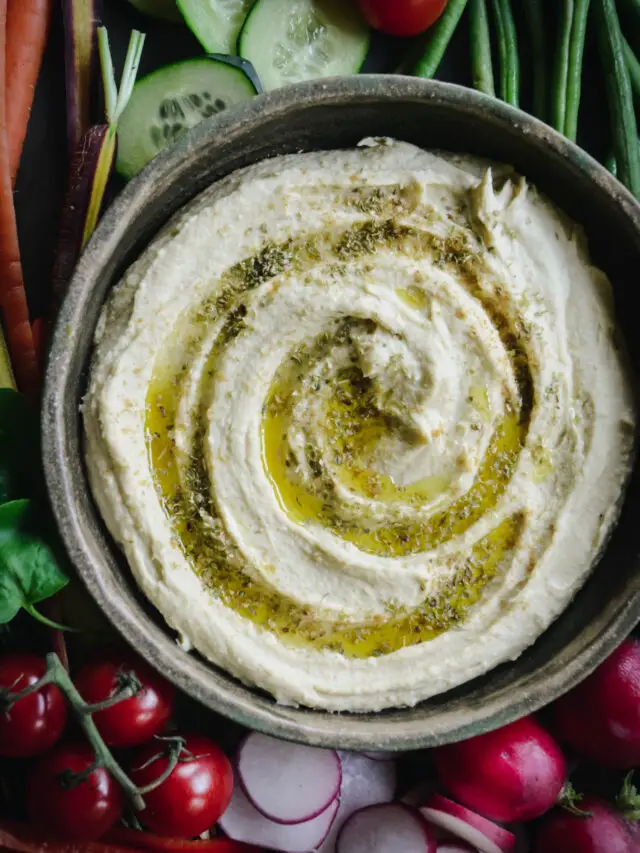 Gut Friendly Lemon Garlic Hummus