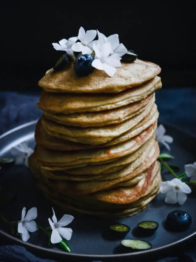 Low Carb Orange Cardamom Pancakes