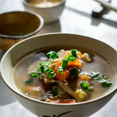 Gut Healthy Vegetable Miso Soup