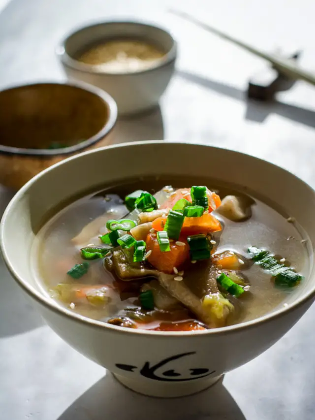 Gut Healthy Vegetable Miso Soup