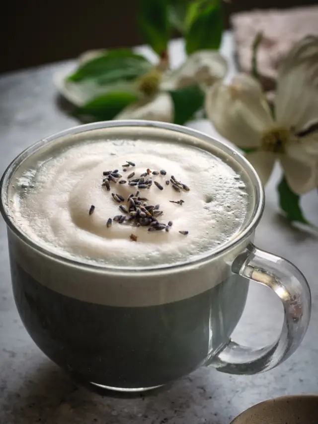 Antioxidant-Rich Vegan London Fog Latte