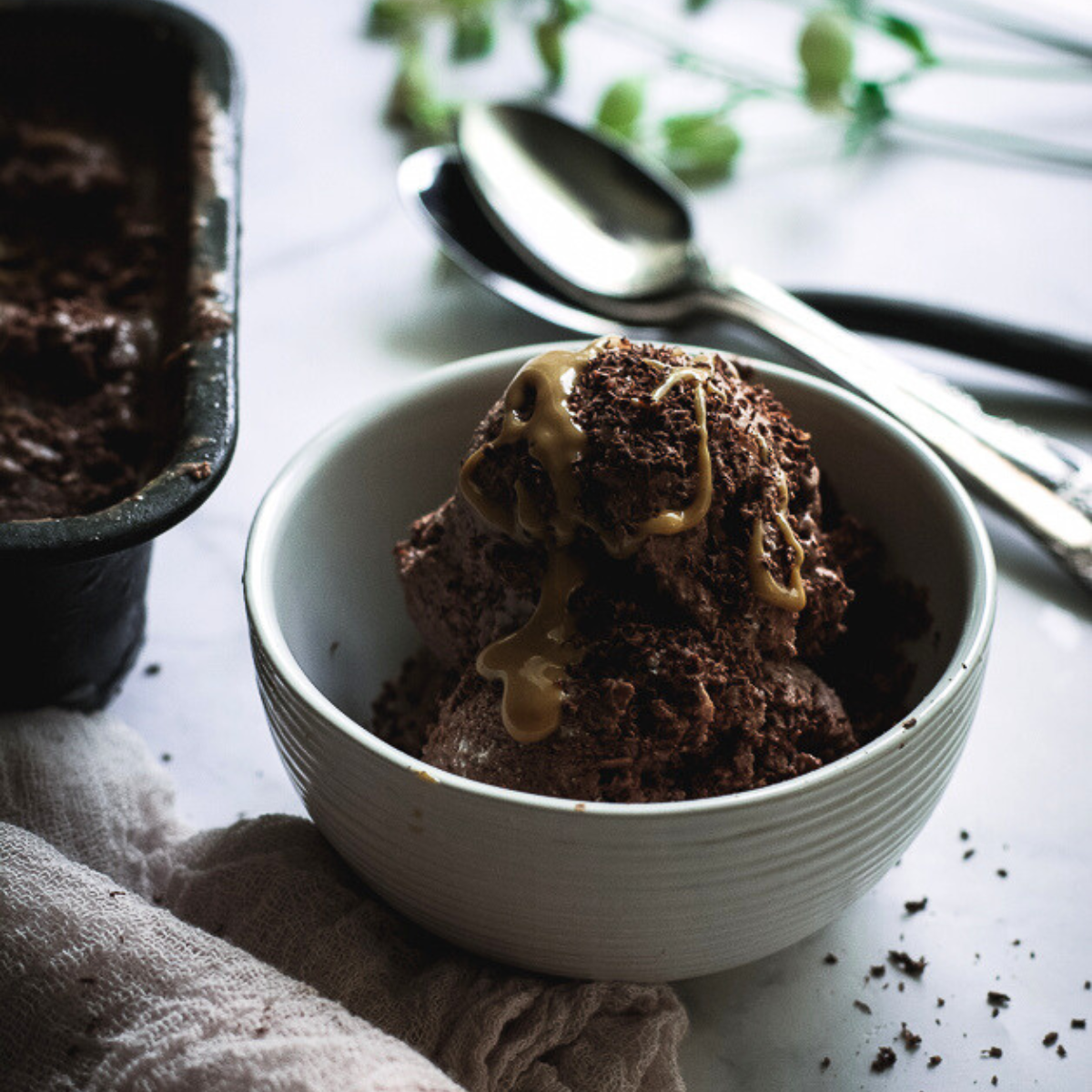 Vegan Chocolate Chip Ice Cream - Create Mindfully