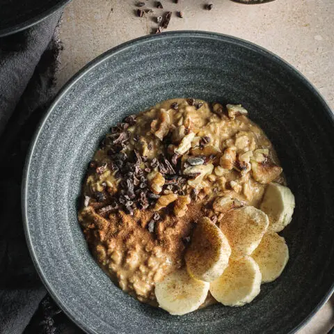 Wholesome and Easy Protein Overnight Pumpkin Oats (Vegan, Gluten-Free)