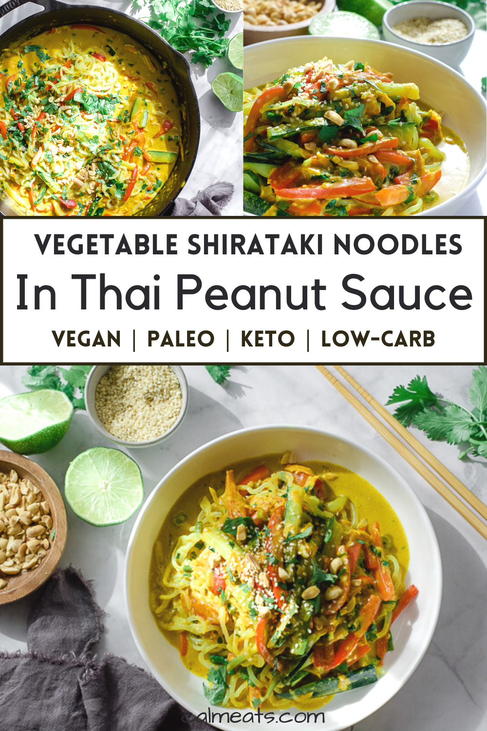 Vegetable Shirataki Noodles In Thai Peanut Sauce Calm Eats