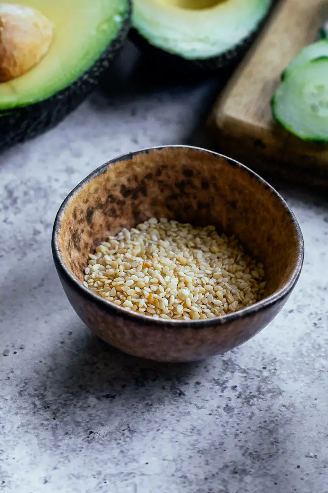 bowl of seeds