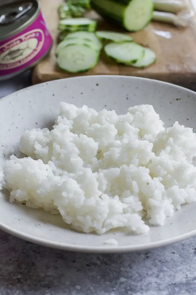 white rice in a bowl